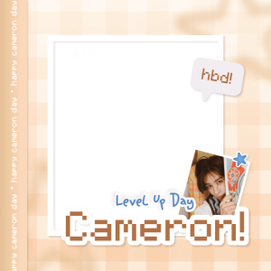 Happy level up-cameron!