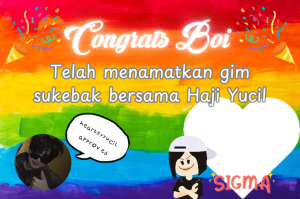 Selamat selimit 🎉