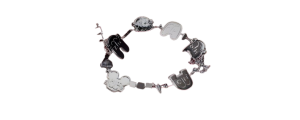 NJZ bracelet charm border