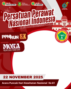 Bingkai Hari Kesehatan Nasional 61