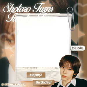 Shotaro Birthday!