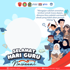 Bingkai Hari Guru Nasional SD N Ngampon