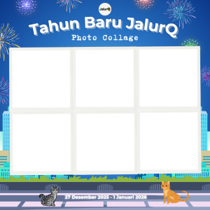 Bingkai Tahun Baru JalurQ Photo Collage