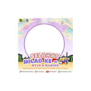 Bingkai Milad MTsN 5 Madiun