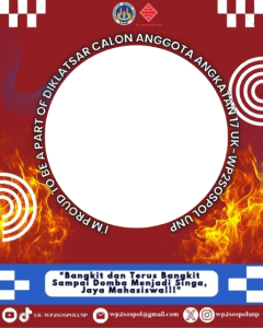 Bingkai KELUARGA UK-WP2SOSPOL UNP