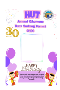 HUT GKSS JO BSP ke 30