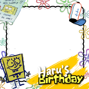 Haru's birthday Bingkai