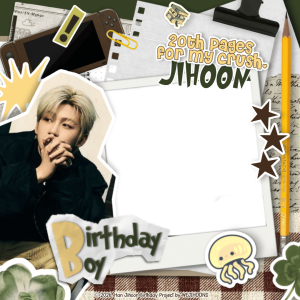 20th Pages for My Crush, Jihoon!