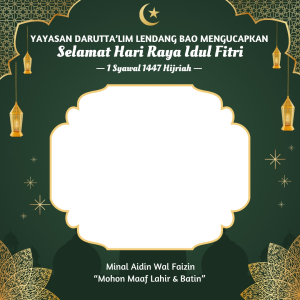 Eid Mubarok YAYASAN DARUTTAKLIM LENDANG BAO