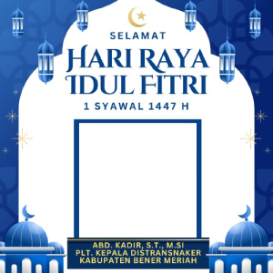 Bingkai Idul Fitri Distrannaker 2