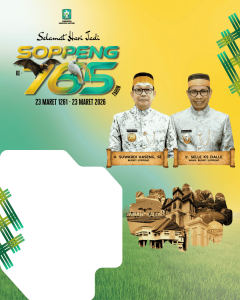 Bingkai Hari Jadi Soppeng ke 765 Tahun