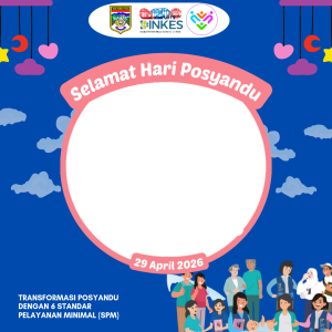 Bingkai hari jadi posyandu