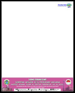 Frame WISUDA Ke-6 IAI AL-AZIS