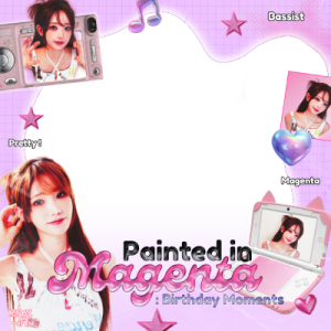 Painted in Magenta : Birthday Moment