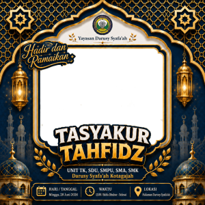 Tasyakur Tahfidz Yayasan Darusy Syafa'ah Kotagajah